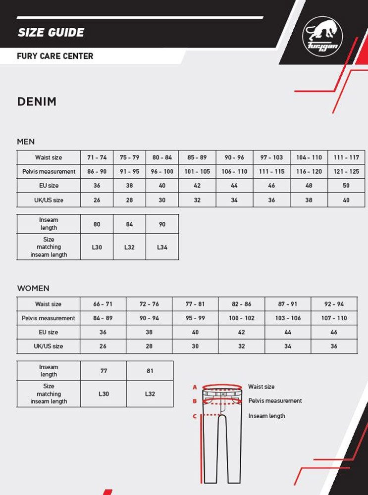 Furygan Motorradhose 6651-9 D12 X Straight günstig online kaufen