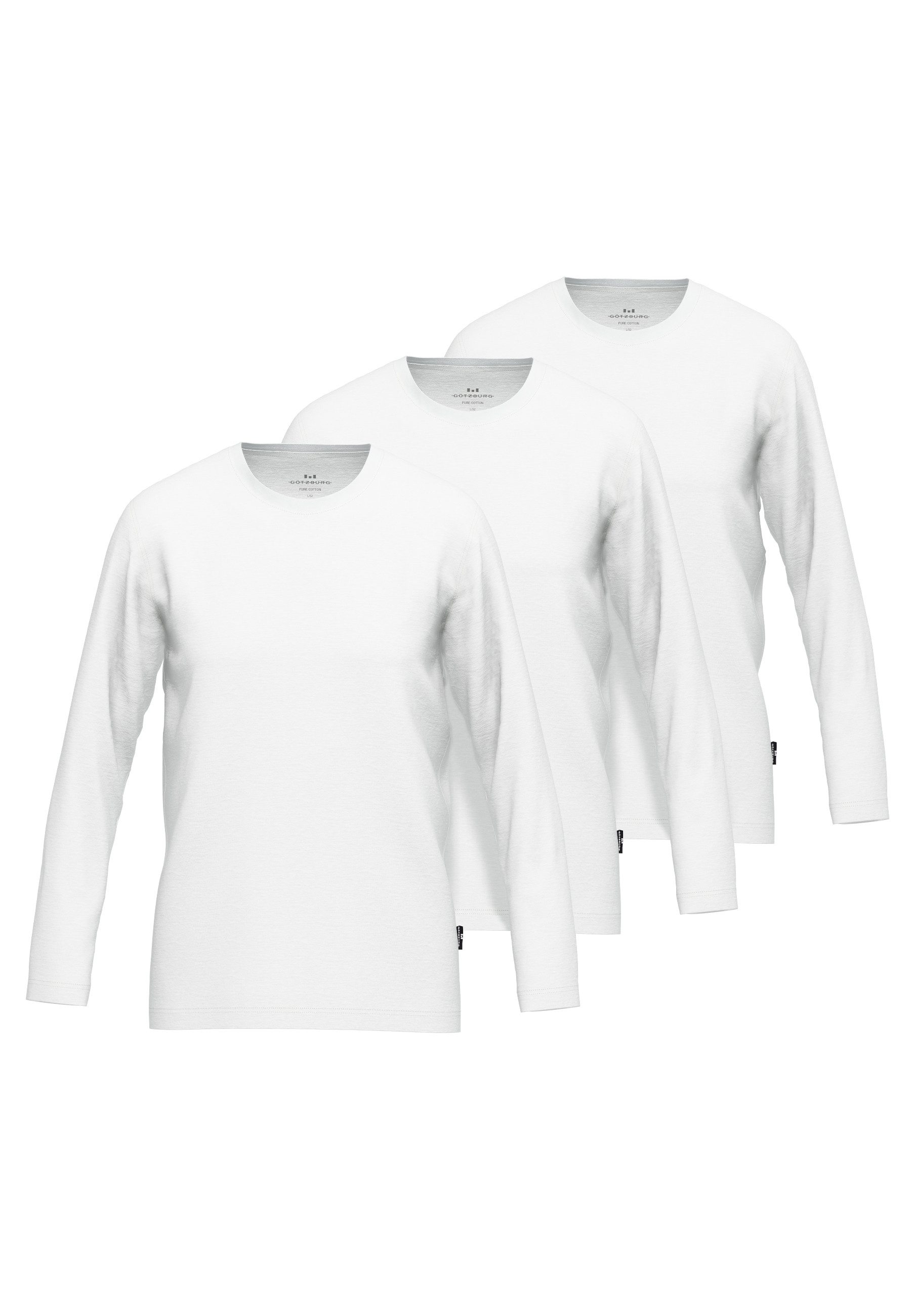 GÖTZBURG Unterziehshirt GÖTZBURG Herren Unterhemd weiß günstig online kaufen