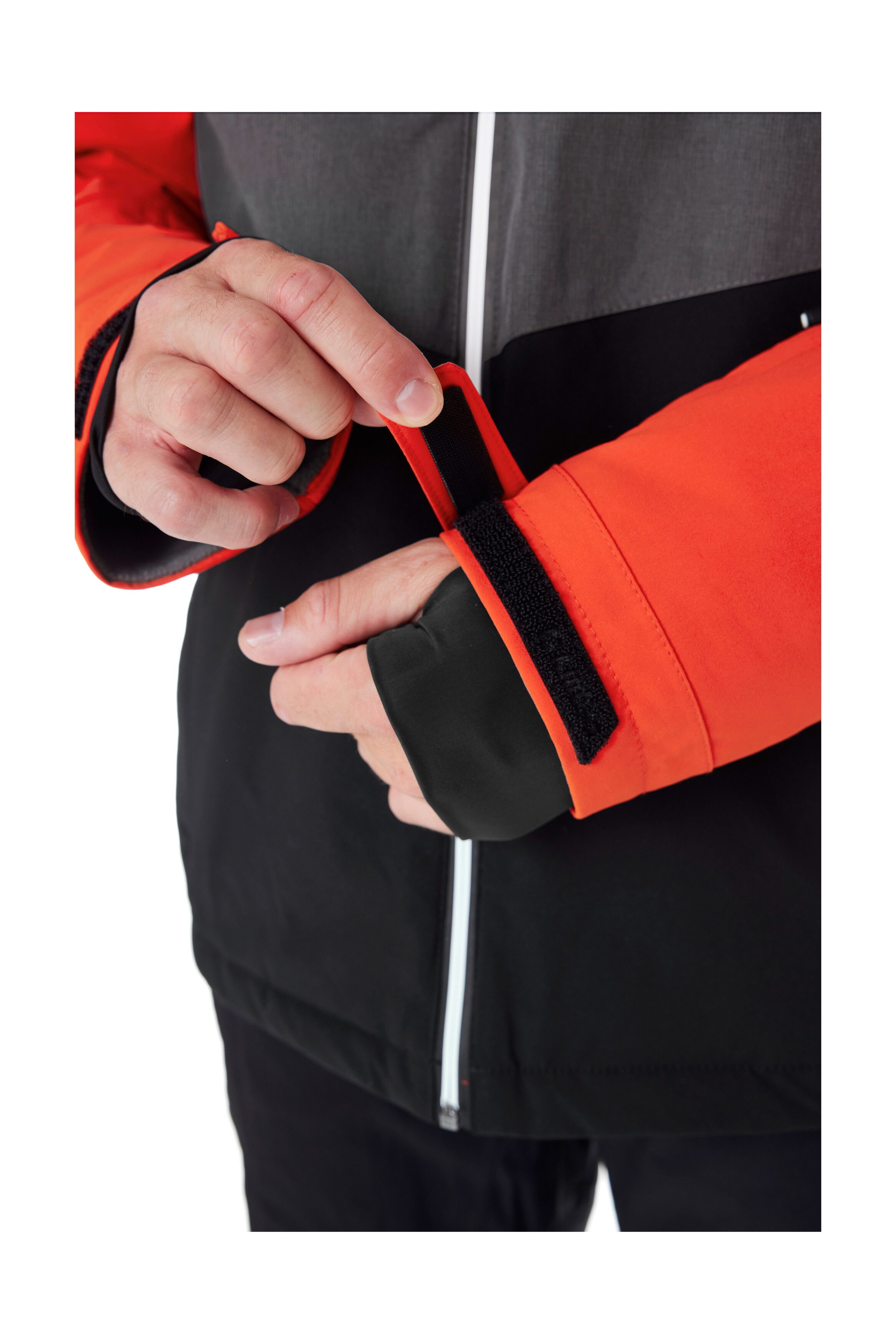Killtec Skijacke KSW 45 MN SKI JCKT Trendige, wasserdichte Skijacke mit abnehmbarer Kapuze und Schneefang