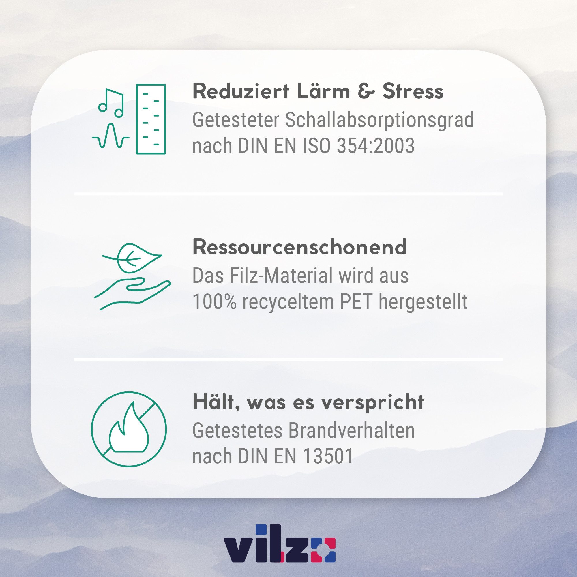 linovum Wandpaneel vilz Akustikplatten Schallabsorber Kreis günstig online kaufen