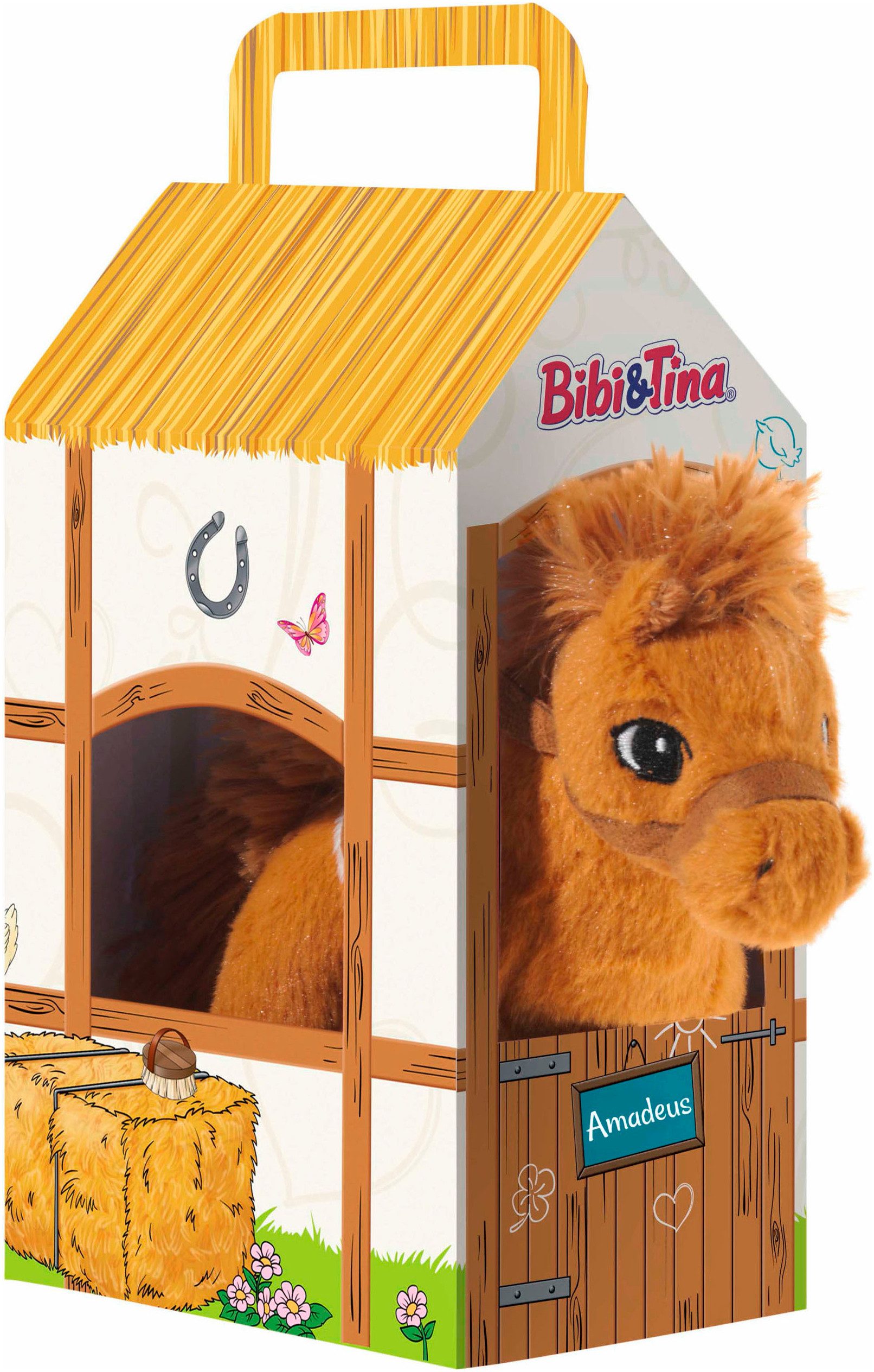 Heunec® Plüschfigur Bibi & Tina, Pferd Amadeus im Stall, enthält recyceltes günstig online kaufen