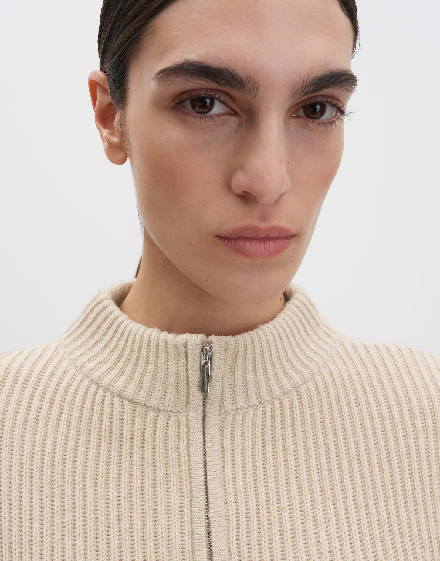 someday Strickpullover TALJA DETAIL Loose aus weichem Rippstrick oversized, Rippstruktur