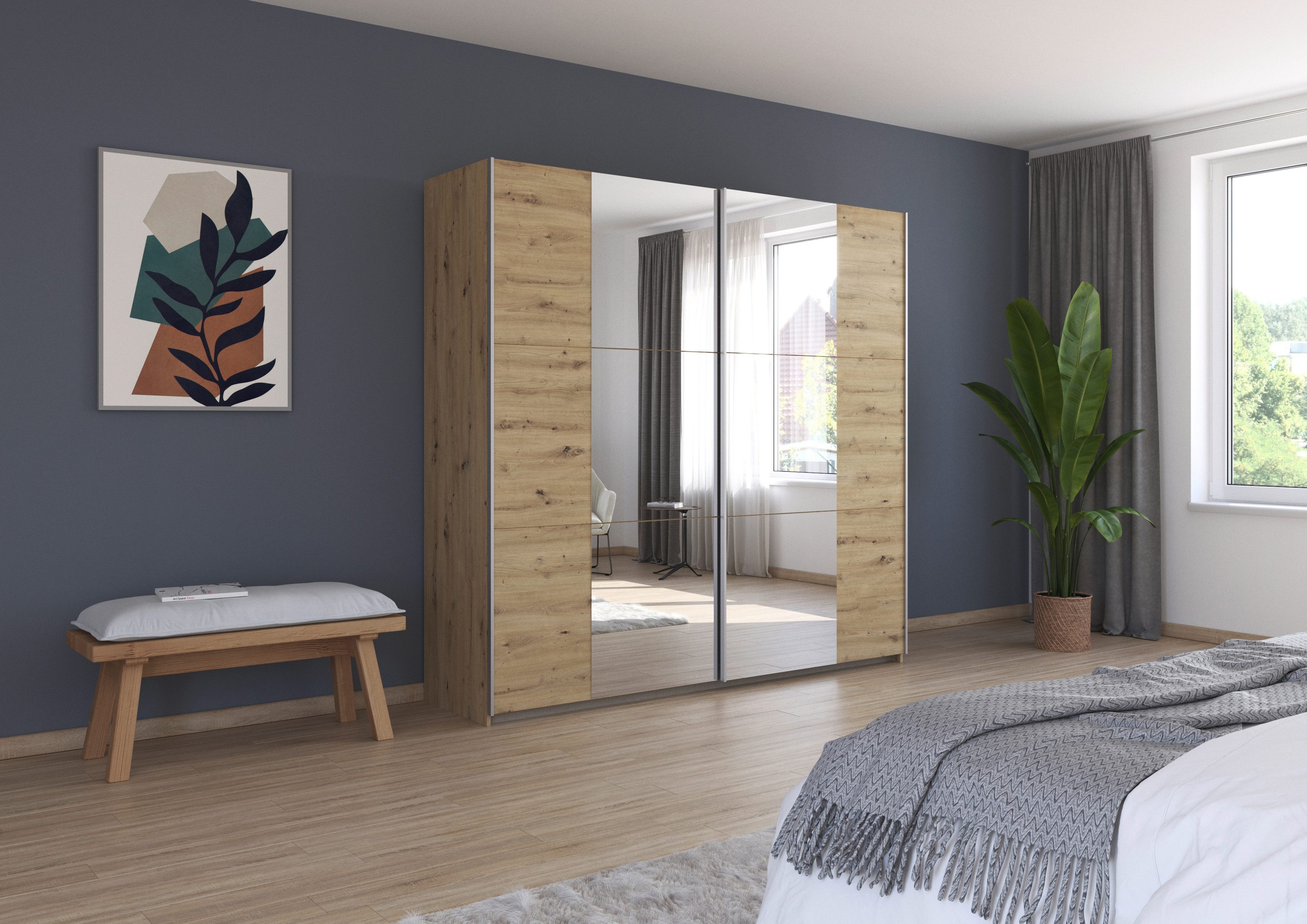 rauch Schwebetürenschrank Kleiderschrank Drehtürenschrank Schrank Garderobe günstig online kaufen