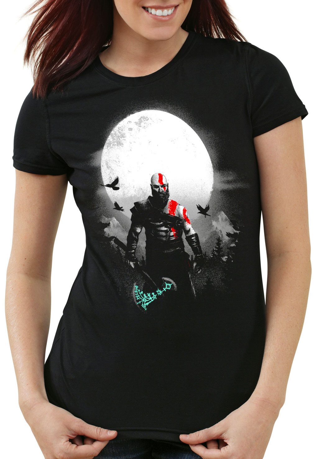 style3 T-Shirt God Warrior griechenland antike videospiel athen of war