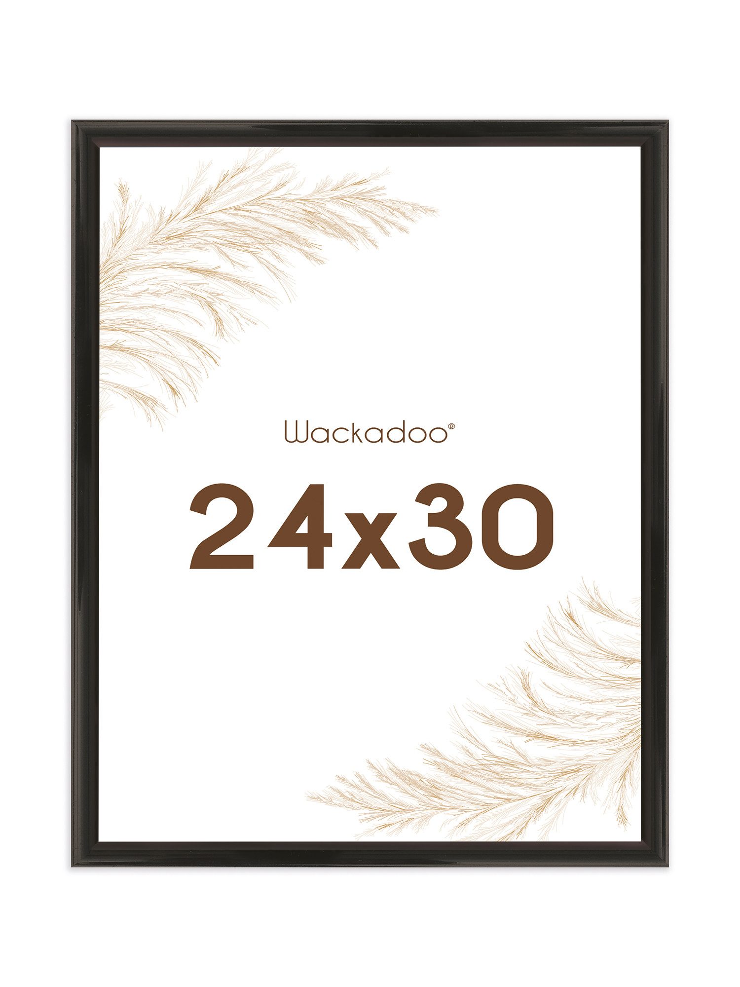 Wackadoo Living Фоторамки Рамки mit Glasscheibe Posterrahmen Fotorahmen Fotowand, für 1 Bilder, Portrait Rahmen Modern