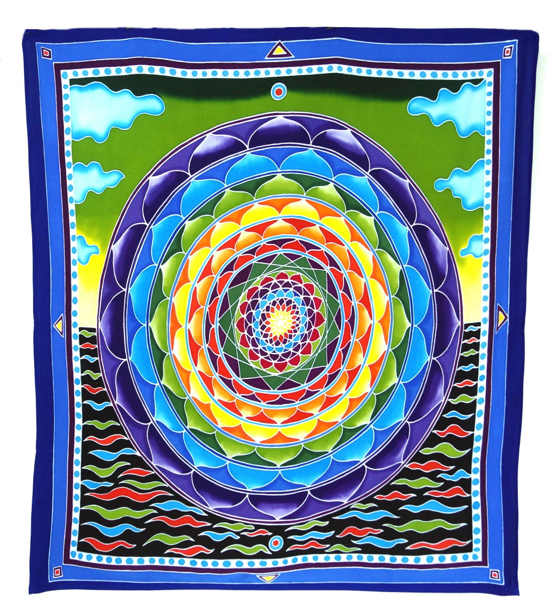 Guru-Shop Wandteppich Wandbehang, Wandtuch, Wandbild, Batiktuch -.., Höhe: günstig online kaufen
