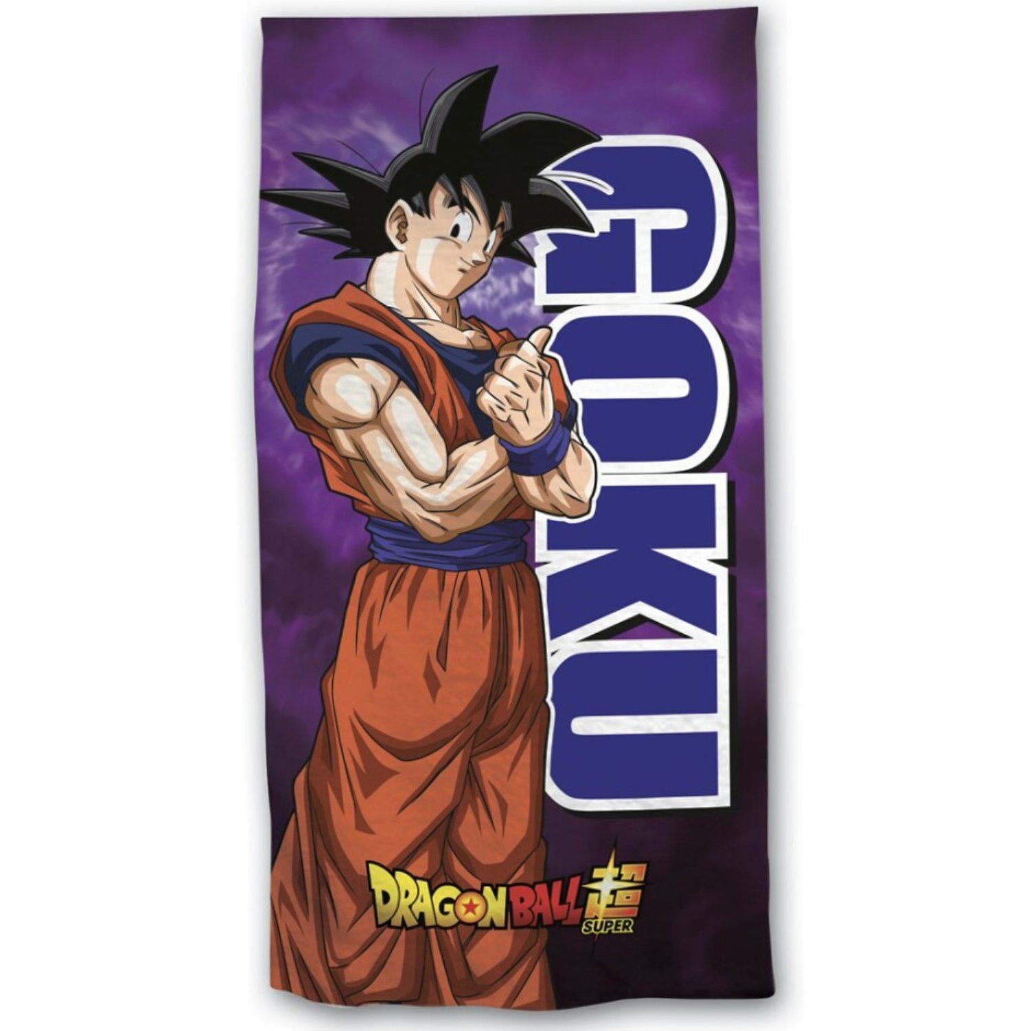 Dragon Ball Strandtuch Anime DragonBall GOKU Badetuch, Mikrofaser, Größe 70x140 cm