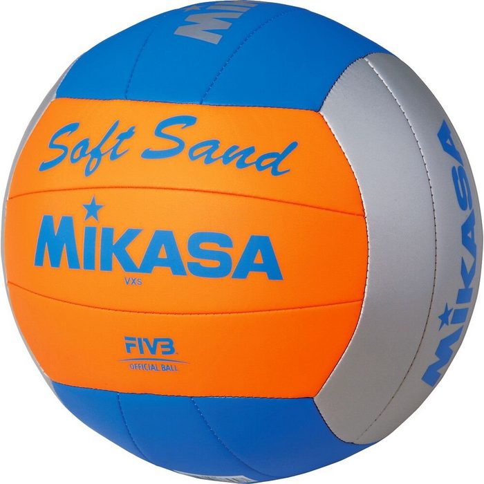 Mikasa Beachvolleyball Soft Sand FIVB Official Ball und DVV-Beach Prüfzeichen ZN10580