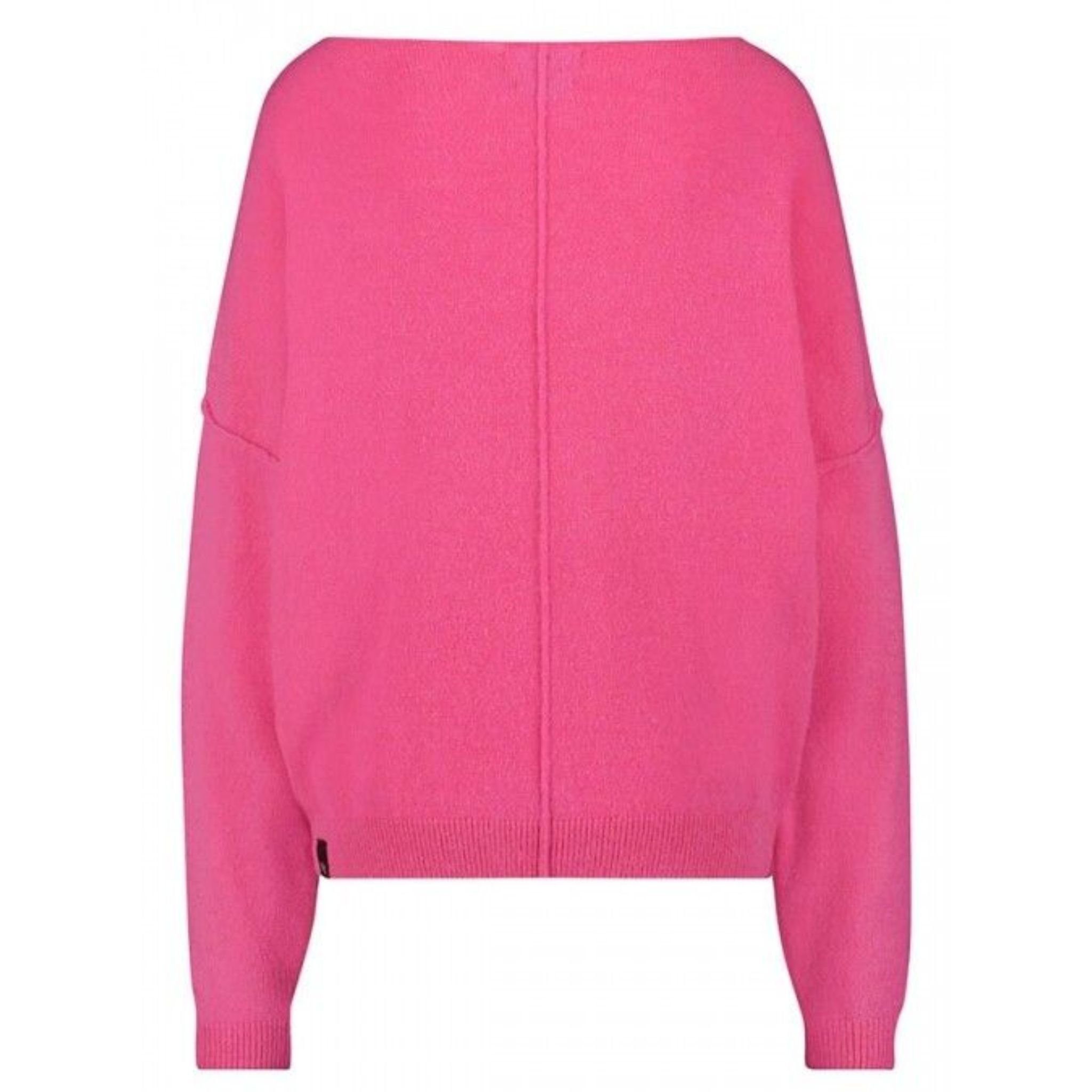 Nukus Strickpullover New York Sweater Pullover mit Wolle und Kaschmir in versch. Farben (1-tlg) Pink
