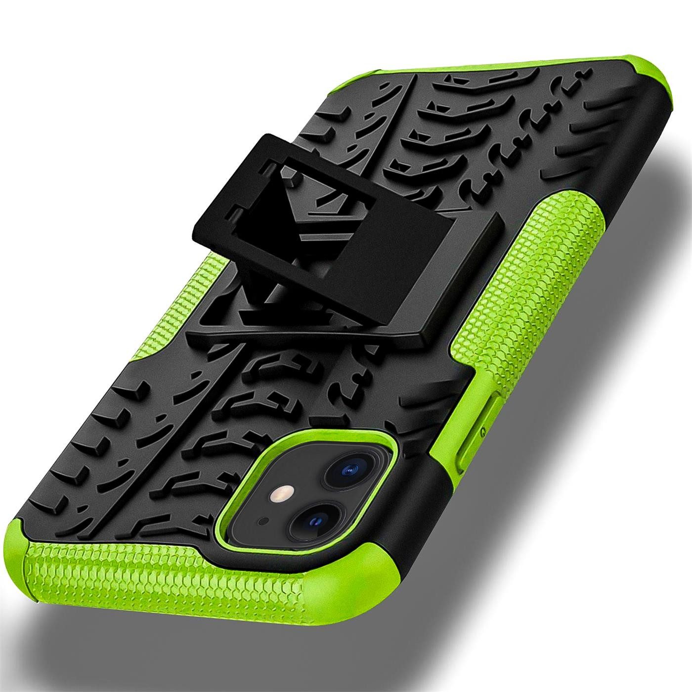 CoolGadget Handyhülle Outdoor Case Hybrid Cover für Apple iPhone 11 6,1 Zoll, Schutzhülle extrem robust Handy Case für iPhone 11 Hülle