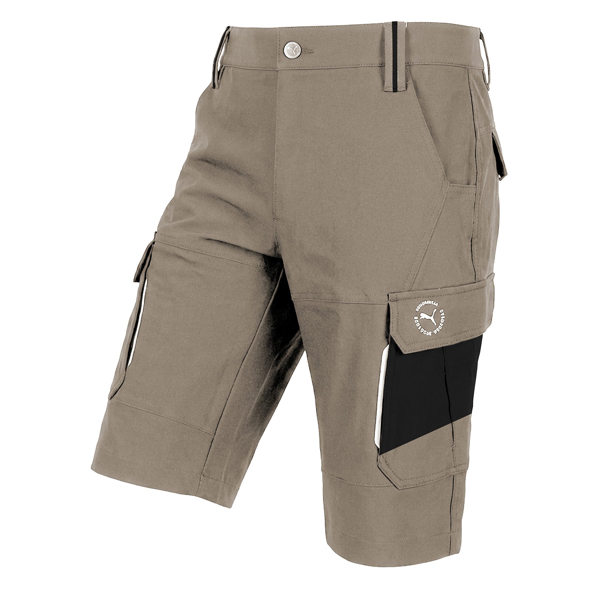 PUMA Workwear Arbeitsshorts Kurze Arbeitshose Herren - Mit 4-Wege Stretch - Erhöhtes Rückenteil Robust mit verstärkten Taschen durch 100% Nylon - Gummizug im Bund