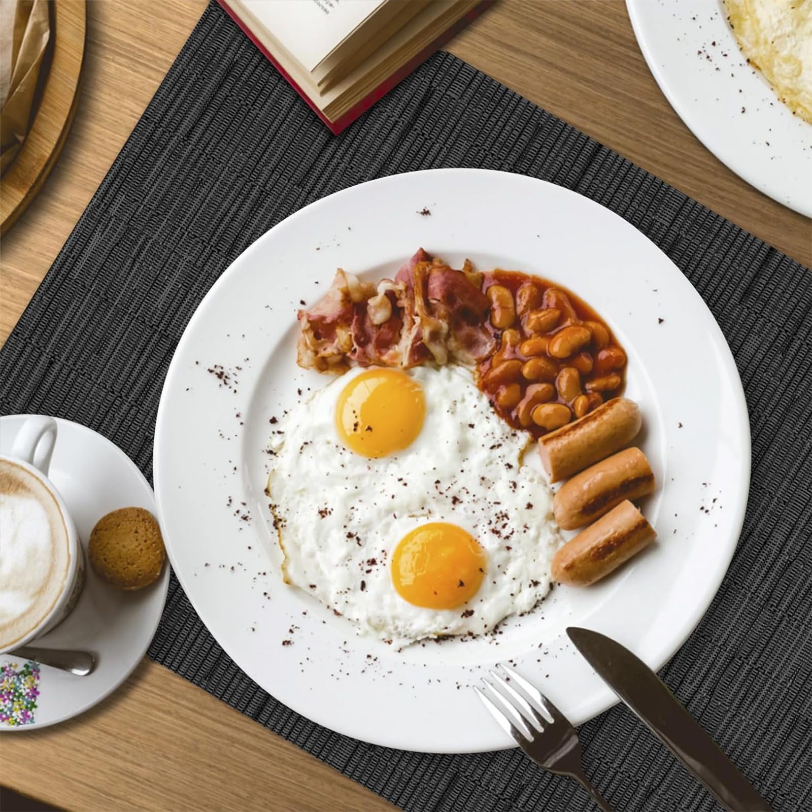 OKWISH Platzset 6er Tischset Platz-Matten Platzdeckchen günstig online kaufen