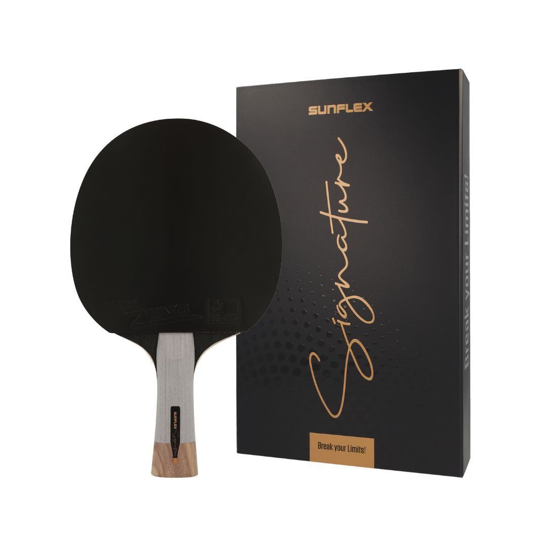 Sunflex Tischtennisschläger SIGNATURE ZENO, ITTF zertifizierter Zeno Belag, Magnetverschluss