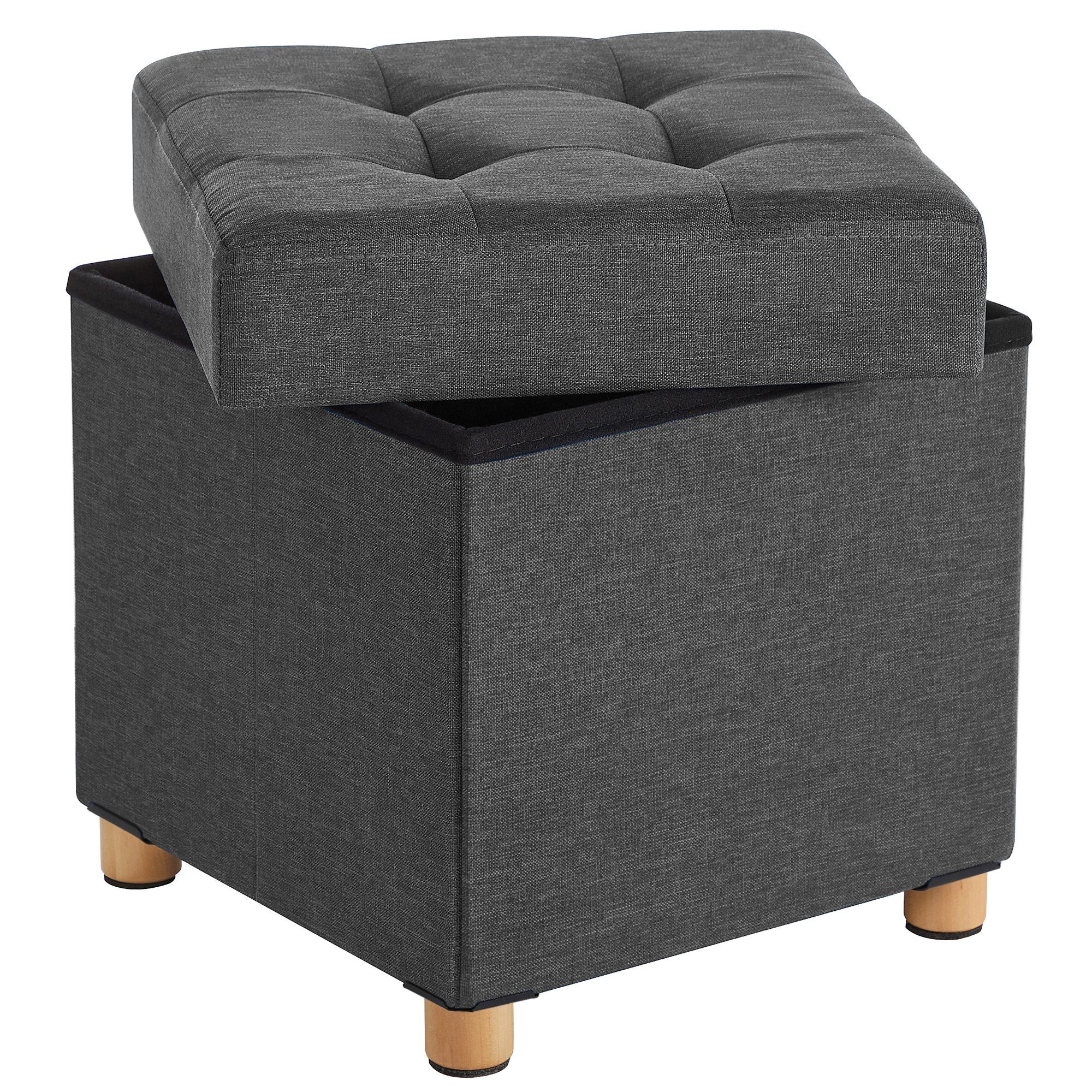 SONGMICS Sitzhocker, mit Stauraum, Schuhbank, klappbare günstig online kaufen