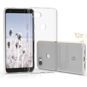 kwmobile Handyhülle Hülle für Google Pixel 3a, Silikon Handyhülle transparent - Handy Case gummiert