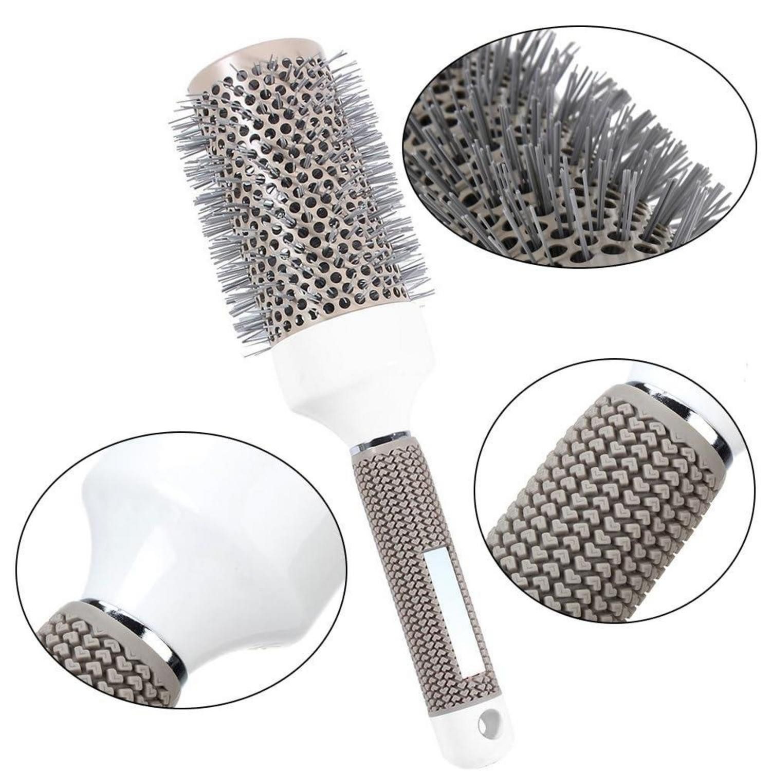 LuxusKollektion Rundbürste Rundbürste Set Keramik Nano Ionisch, Glätten Haare