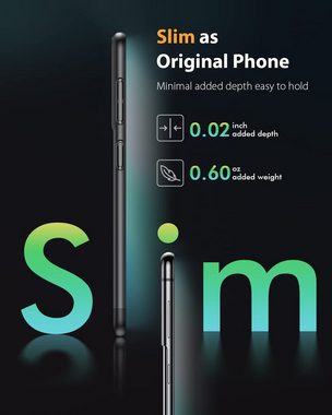 MSM Handyhülle Hülle für Samsung Galaxy S21 FE 5G Schwarz Matt Silikon Schutz Handyhülle Tasche