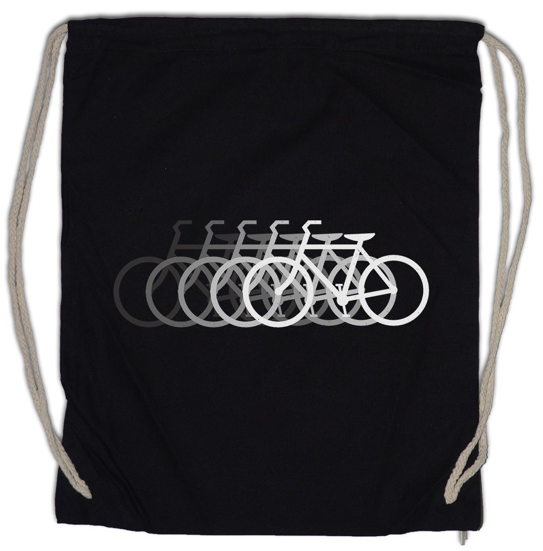 Urban Backwoods Turnbeutel Bike In Motion Turnbeutel MTB Fahrrad Sport Rennrad Radfahrer BMX (1-tlg), Triathlon Bicycle E-Bike