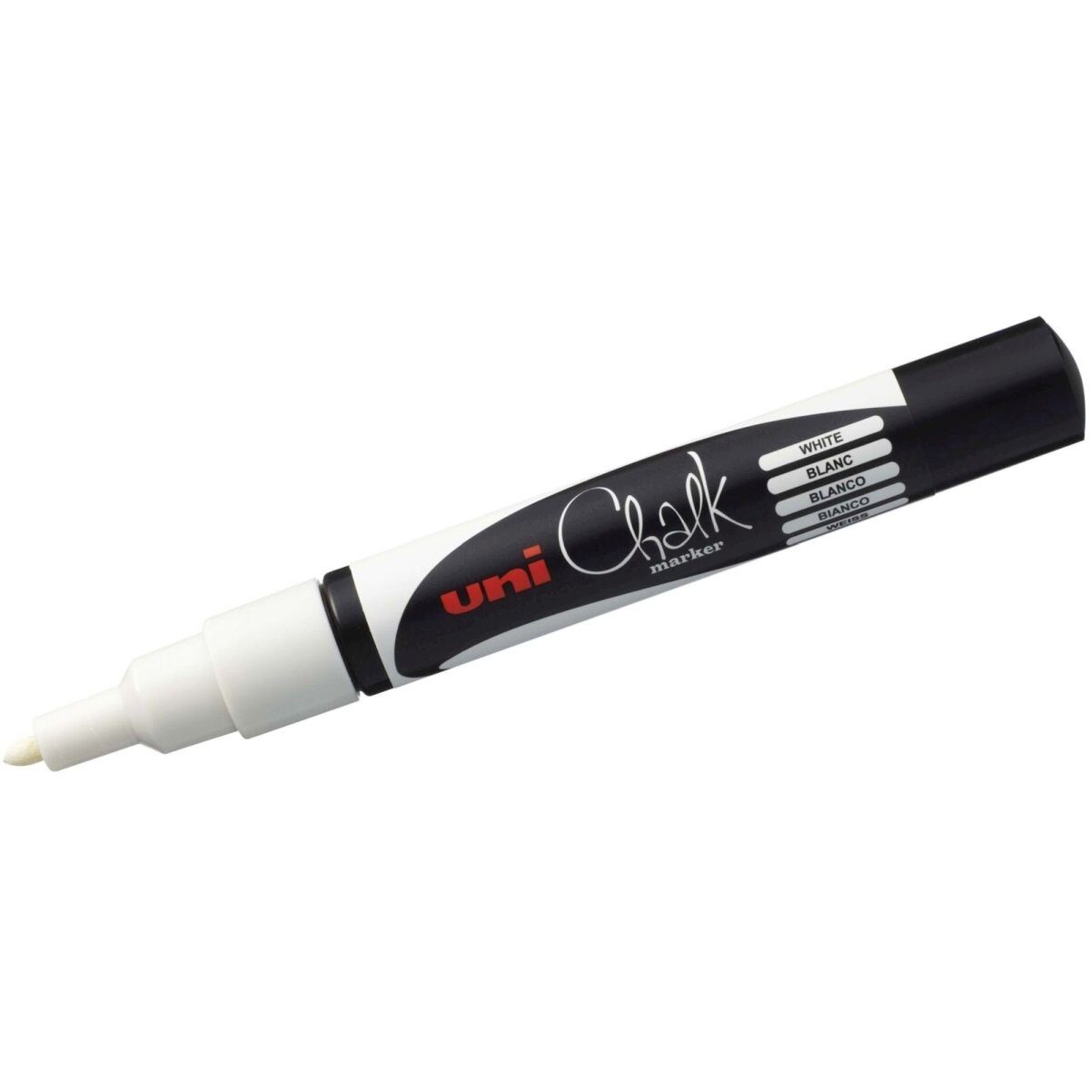 Faber-Castell Whiteboard Marker Kreidemarker Uni Chalk PWE-3MS 0,9-1,3mm weiß