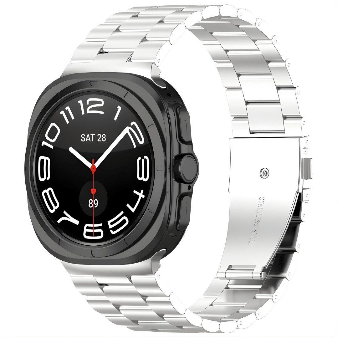 SmartUP Smartwatch-Armband für Samsung Galaxy Watch Ultra 47mm Metall Edels günstig online kaufen