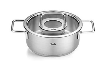 Fissler Topf-Set Fissler Pure Collection, Edelstahl 18/10 (Set, 4-tlg., Kochtopf 16/20/24 + Bratentopf 20cm), Made in Germany