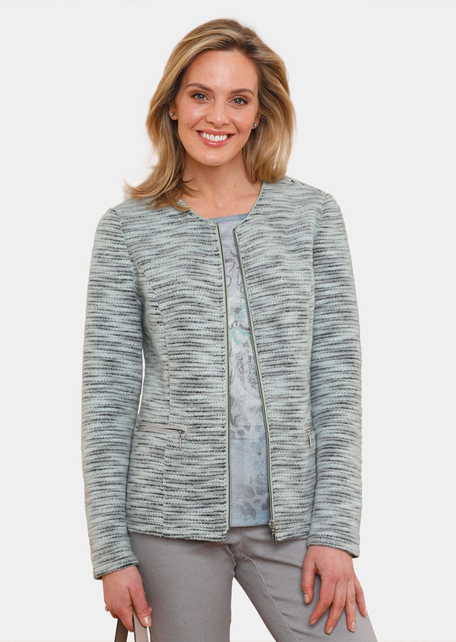 GOLDNER Blouson Boucléjacke Ohne günstig online kaufen