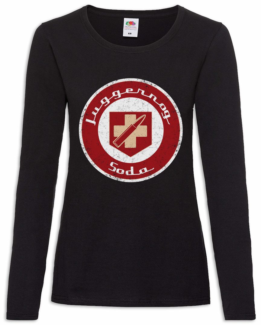 Urban Backwoods Langarmshirt Inhale Damen Langarmshirt Fun Exhale Yoga Sport Buddhismus Religion (1-tlg) Buddhism Buddha India Tibet