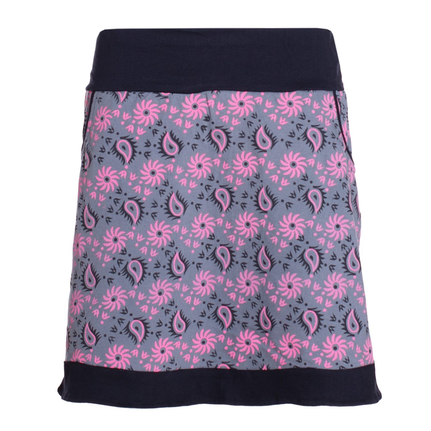 Vishes Minirock Damen A-Line Rock Baumwolle günstig online kaufen