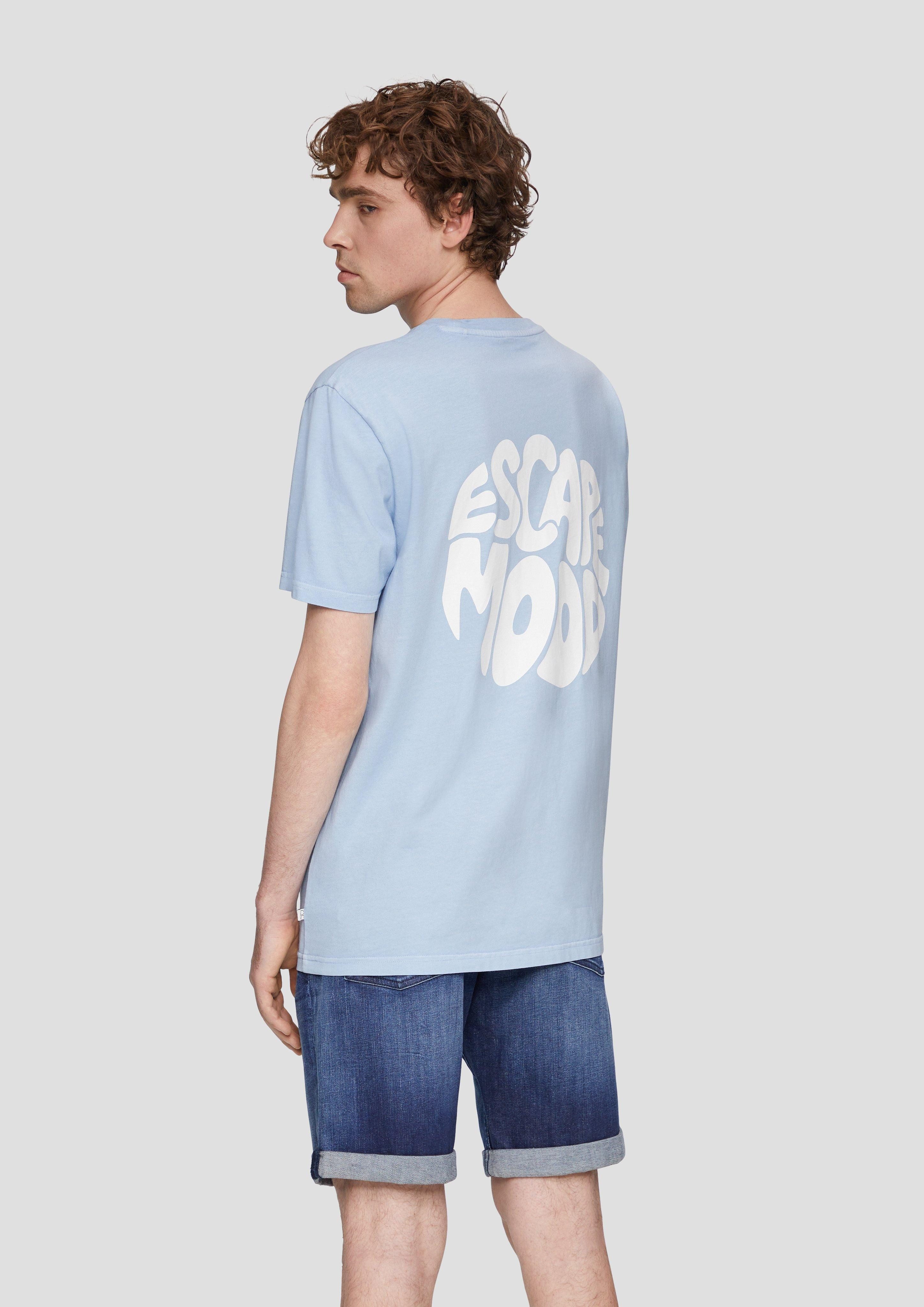 QS Kurzarmshirt T-Shirt mit Front- und günstig online kaufen
