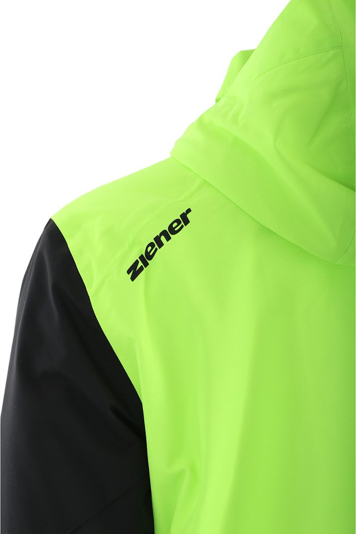 Ziener Skijacke ZIENER PINTER Jacke black/neon green