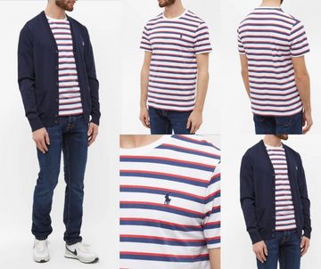 Ralph Lauren T-Shirt POLO RALPH LAUREN Striped Tee T-Shirt Shirt Custom Slim Fit Pure Cotto