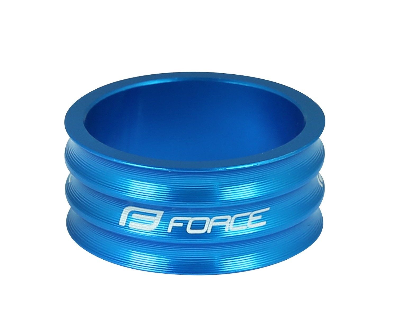 Lenkervorbau spacer headset FORCE 1 1/8" AHEAD 15 mm Al. blue