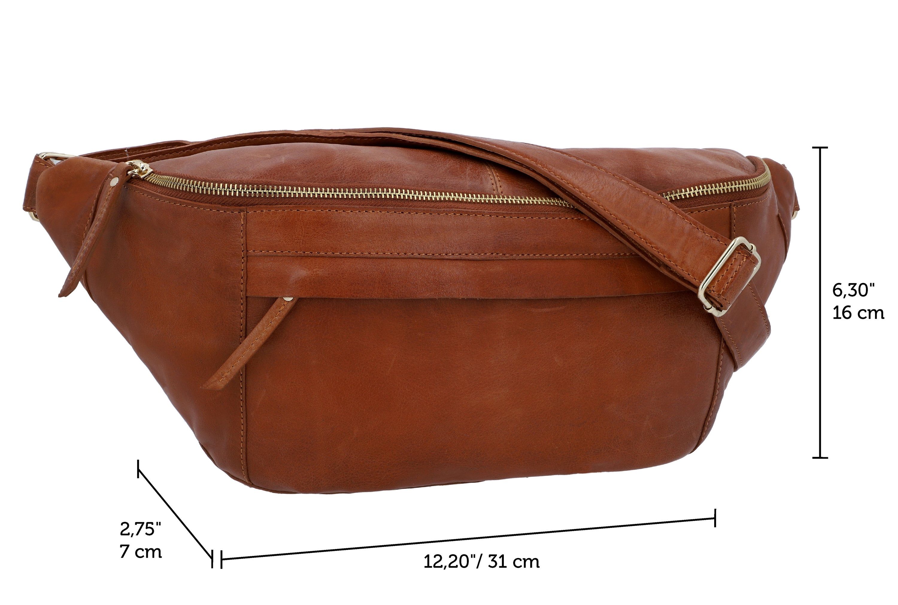 Gusti Leder Gürteltasche Gusti Leder Bauchtasche Esben (1-tlg)