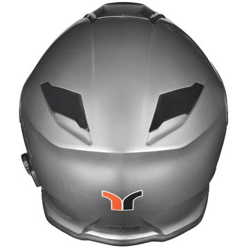 rueger-helmets Motorradhelm RS-983 Bluetooth Klapphelm Motorradhelm Conzept Motorrad Modular Helm ruegerRS-983 COM Titanium XS