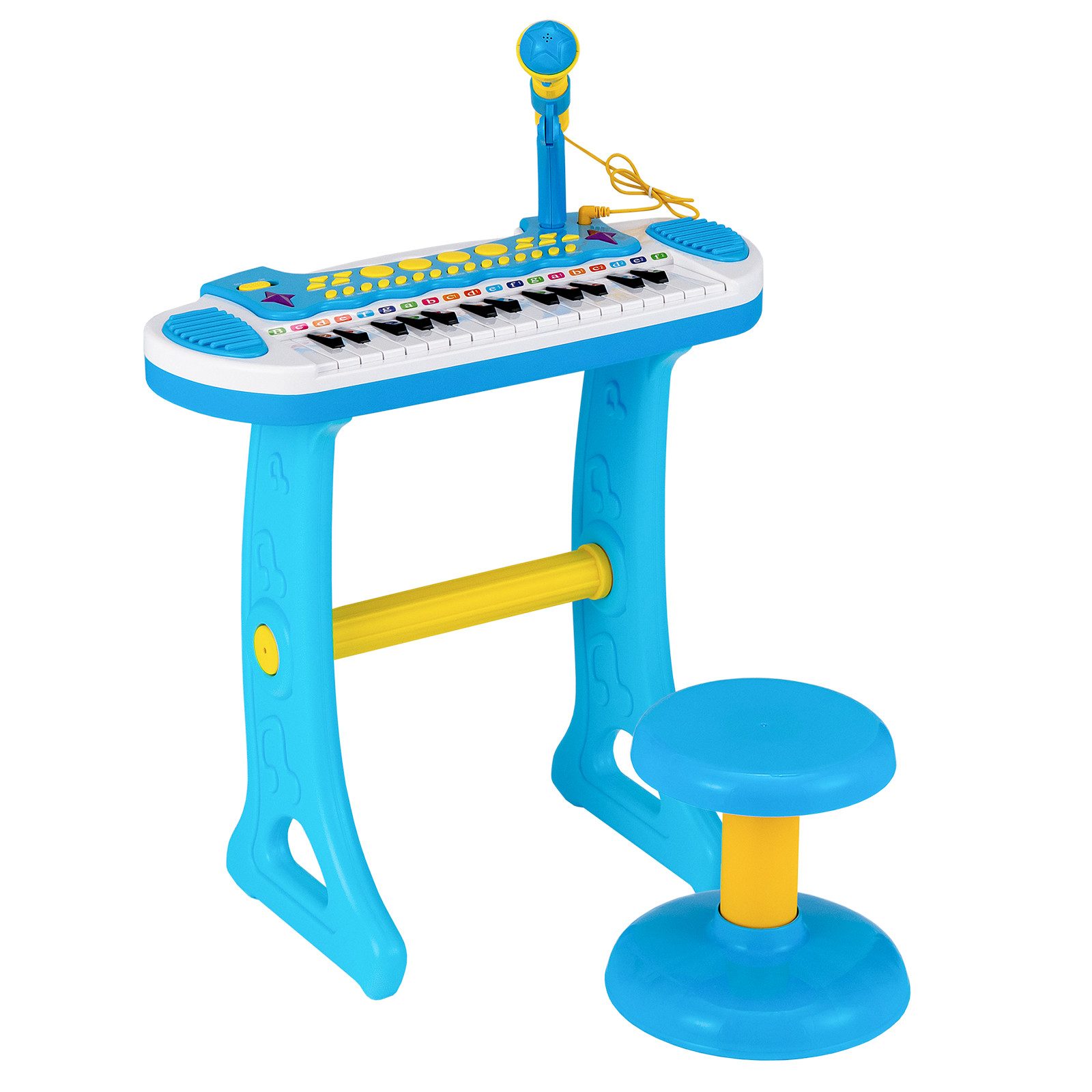 COSTWAY Spielzeug-Musikinstrument 31 Tasten Kinder Keyboard, mit Mikrofon & günstig online kaufen