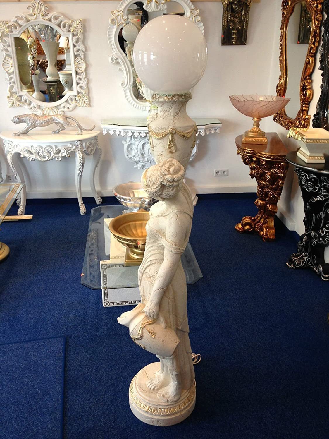 Schatzkiste1 Dekofigur Figurenlampe Stehlampe Griechische Antik 170.cm Hoch günstig online kaufen