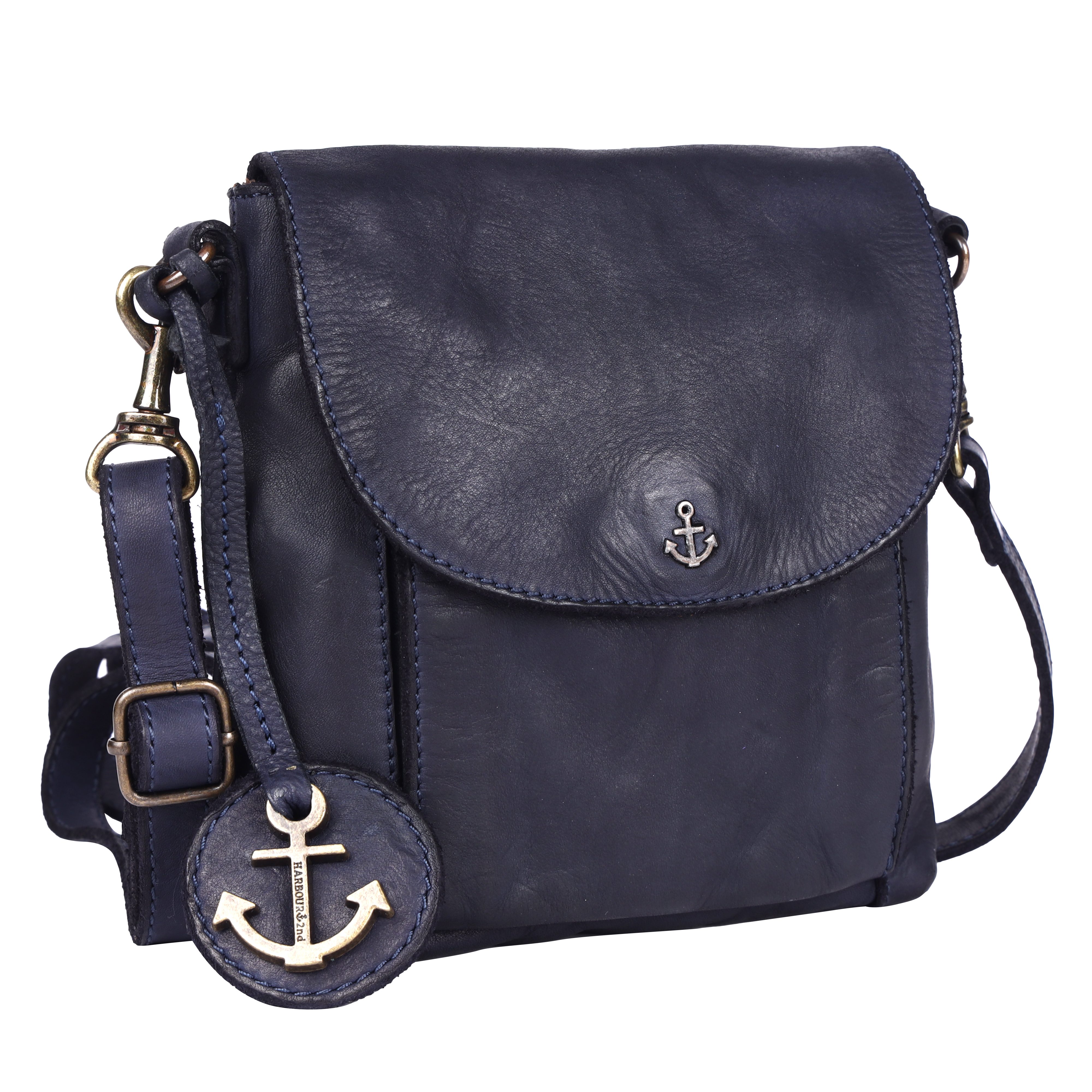 HARBOUR 2nd Umhängetasche Iben, Damen Handtasche, Schultertasche mit Anker-Anhäner
