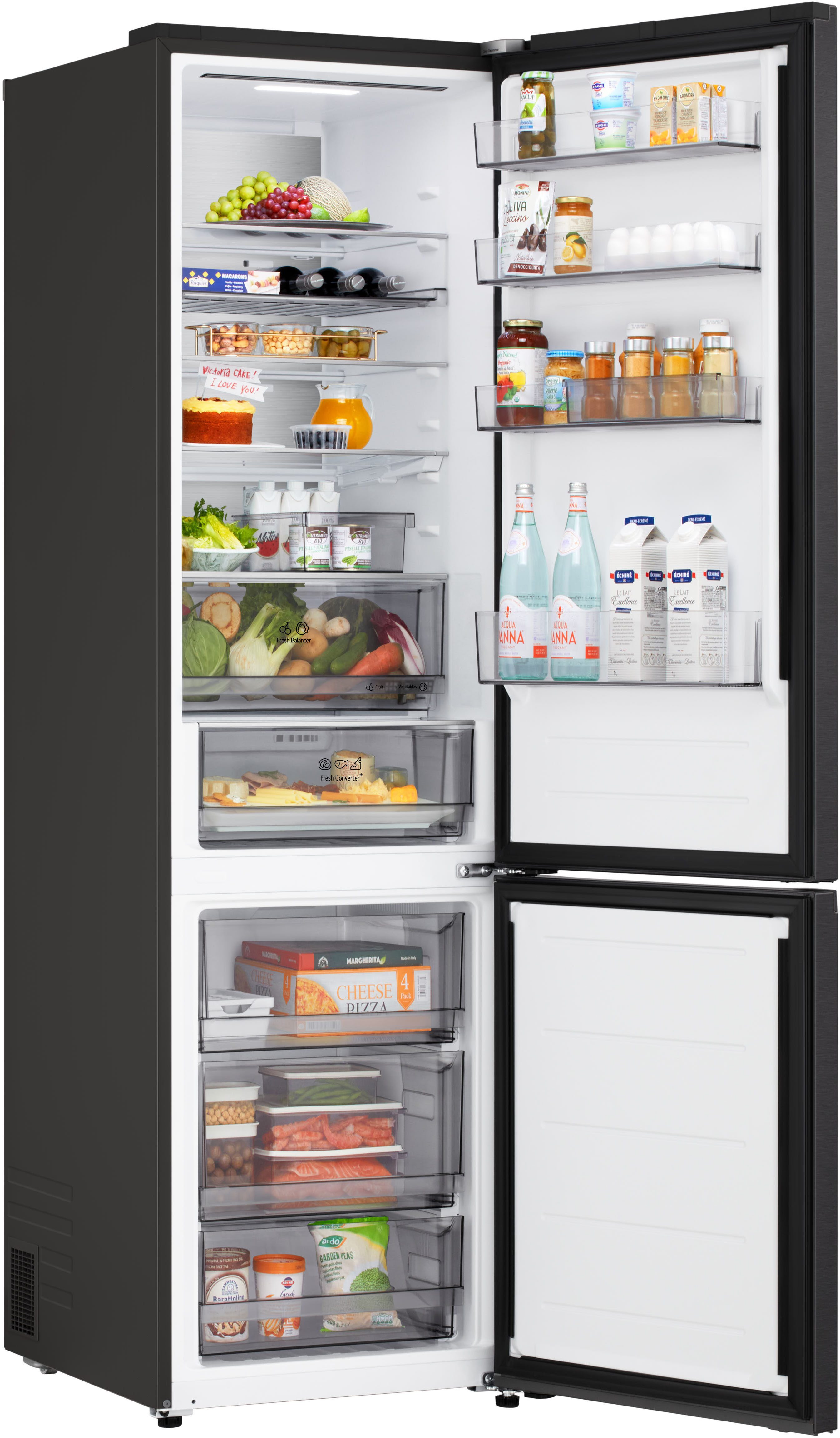 LG Kühl-/Gefrierkombination Serie 5 GBBS525CEV, 203 cm hoch, 59,7 cm breit, Total No Frost, ThinQ mit AI Fresh & Saving Mode – Bild 2 von 5
