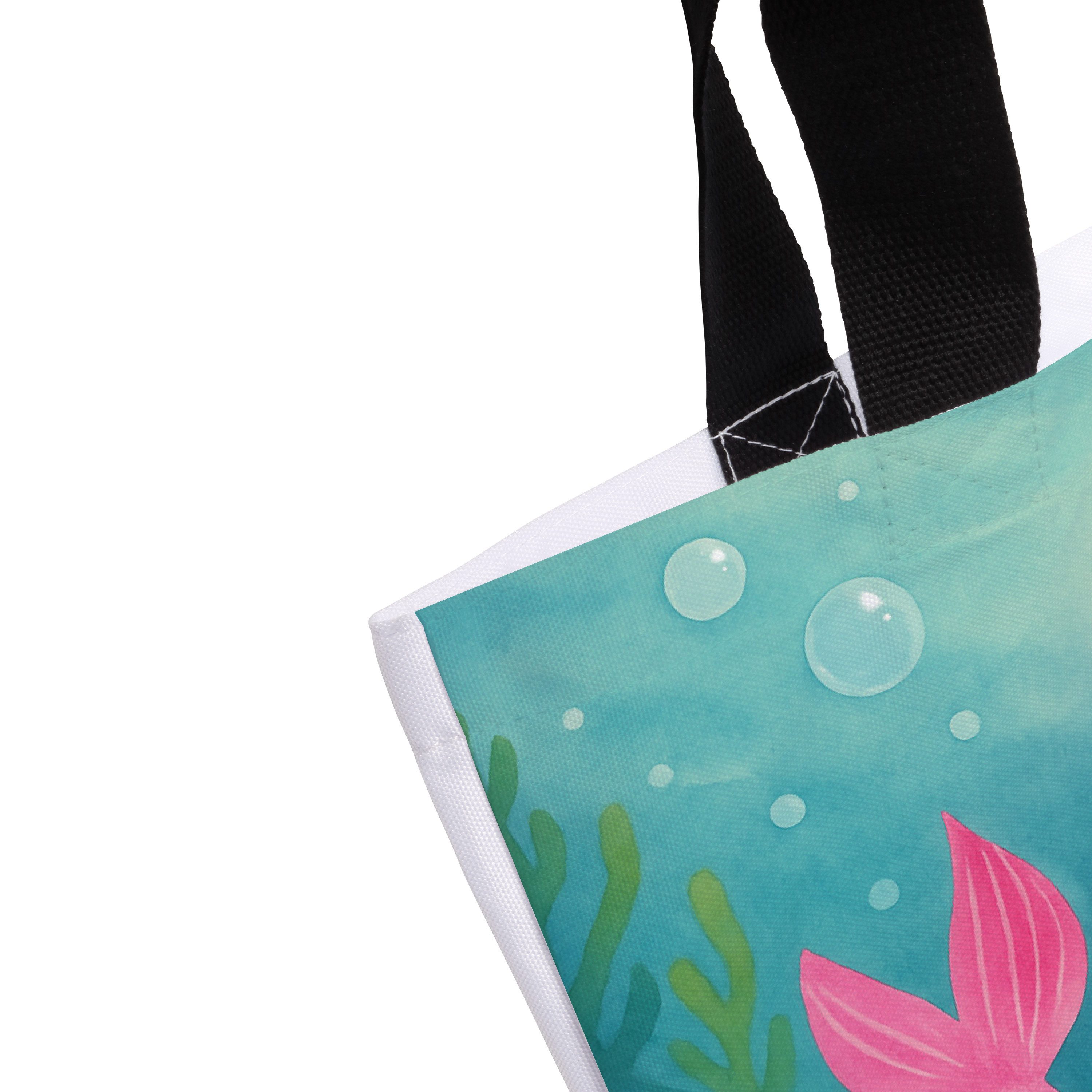 Mr. & Mrs. Panda Shopper Sternzeichen Jungfrau Design, Tote Bag, Weiß, Strandtasche, Geschenk, (Packung), Sternzeichen Tote Bag City-Shopper