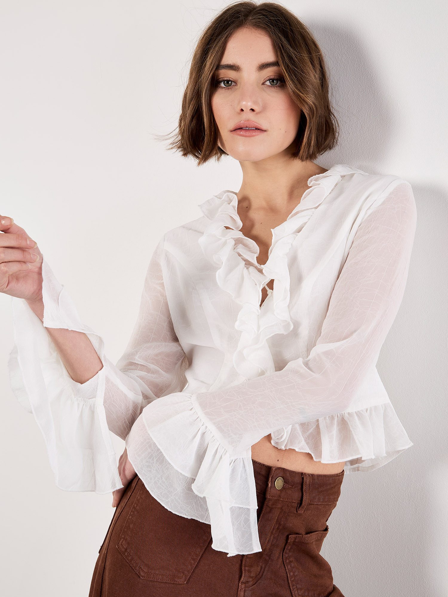 Apricot Rundhalspullover günstig online kaufen