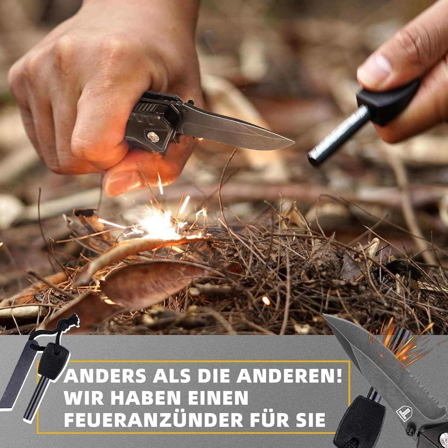 LuxusKollektion Multitool Multitool Messer Geschenkset für Papa - Outdoor Weihnachtsgeschenk DIY – Bild 4 von 5