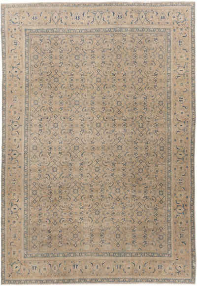 Orientteppich Vintage 237x351 Handgeknüpfter Moderner Orientteppich / Perserteppich, Nain Trading, rechteckig, Höhe: 5 mm