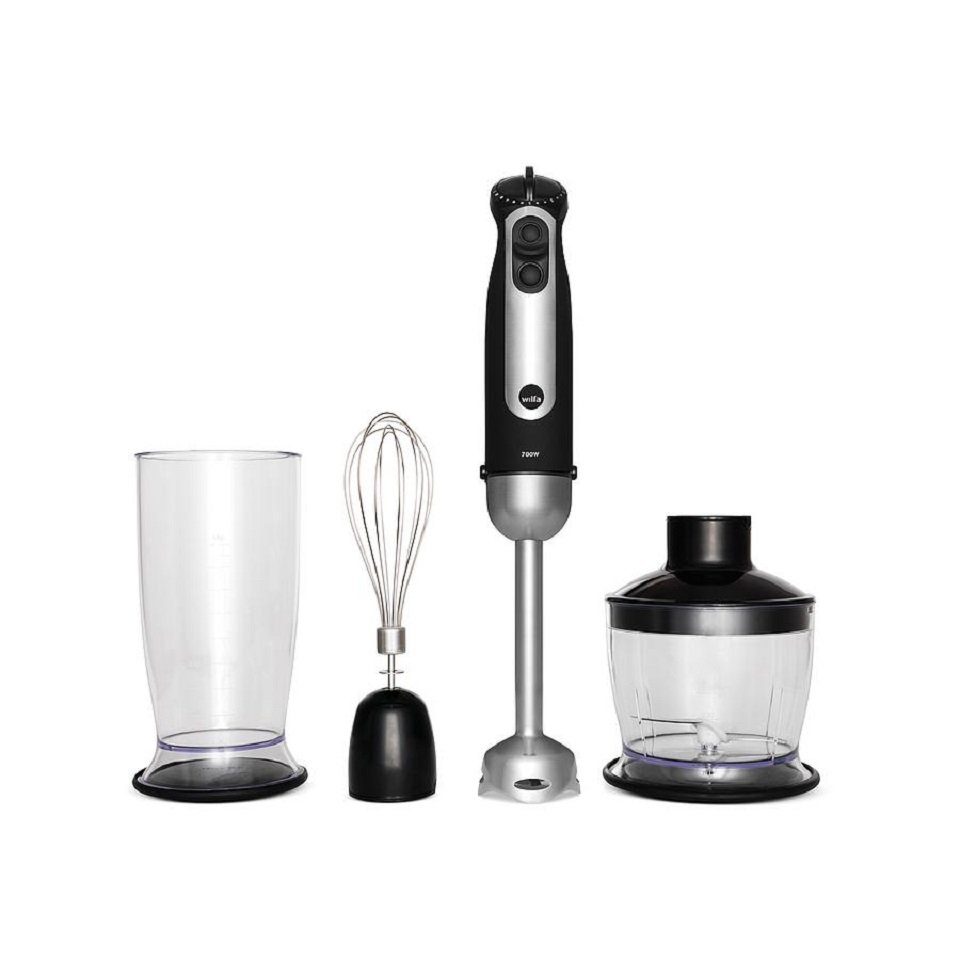 wilfa Stabmixer ESSENTIAL SM-1FP mit Zubehör-Set, 700 W, gummierter Griff