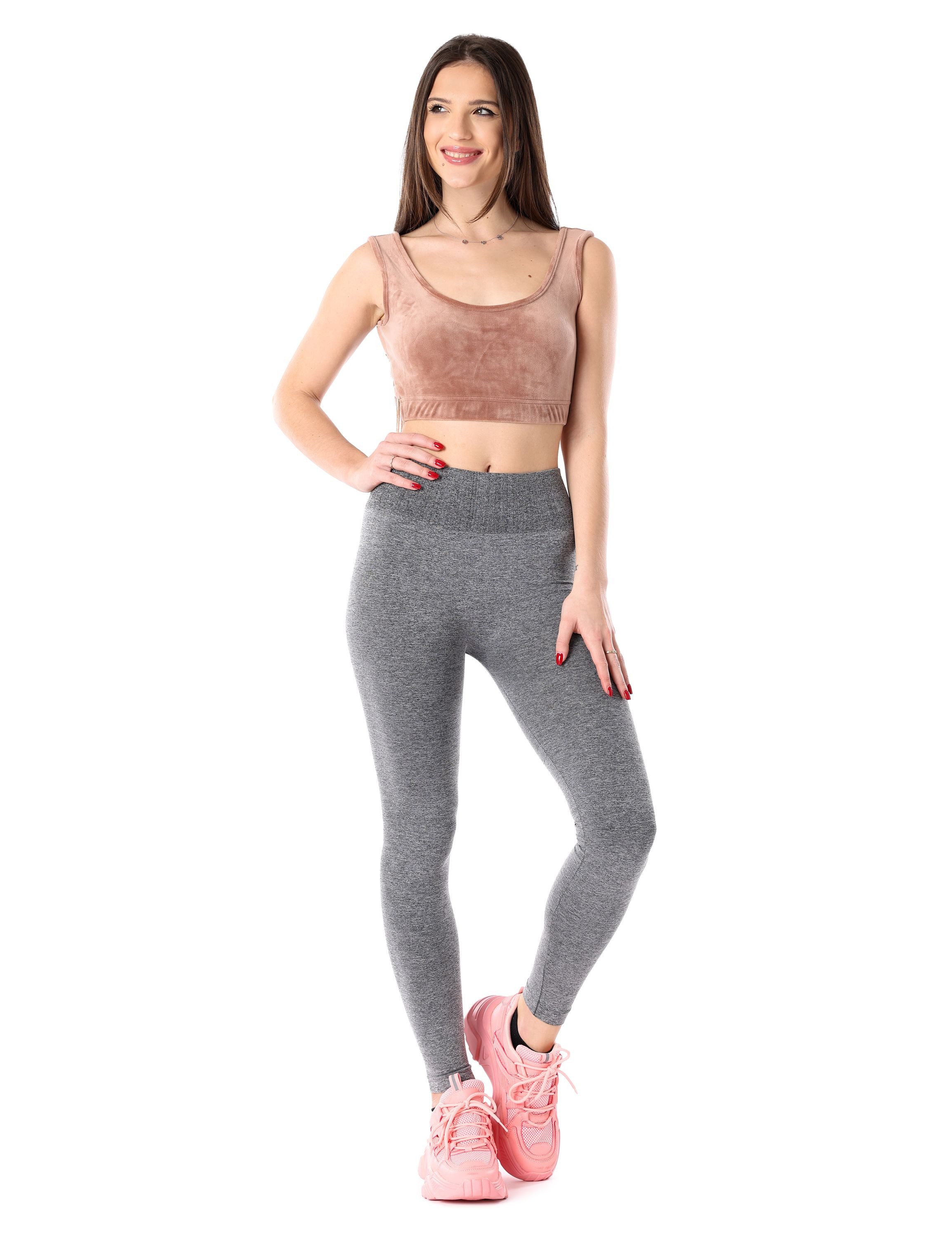 Merry Style Leggings Damen Nahtlose Leggings mit breitem Komfortbund MSGI056 (1-tlg) elastischer Bund