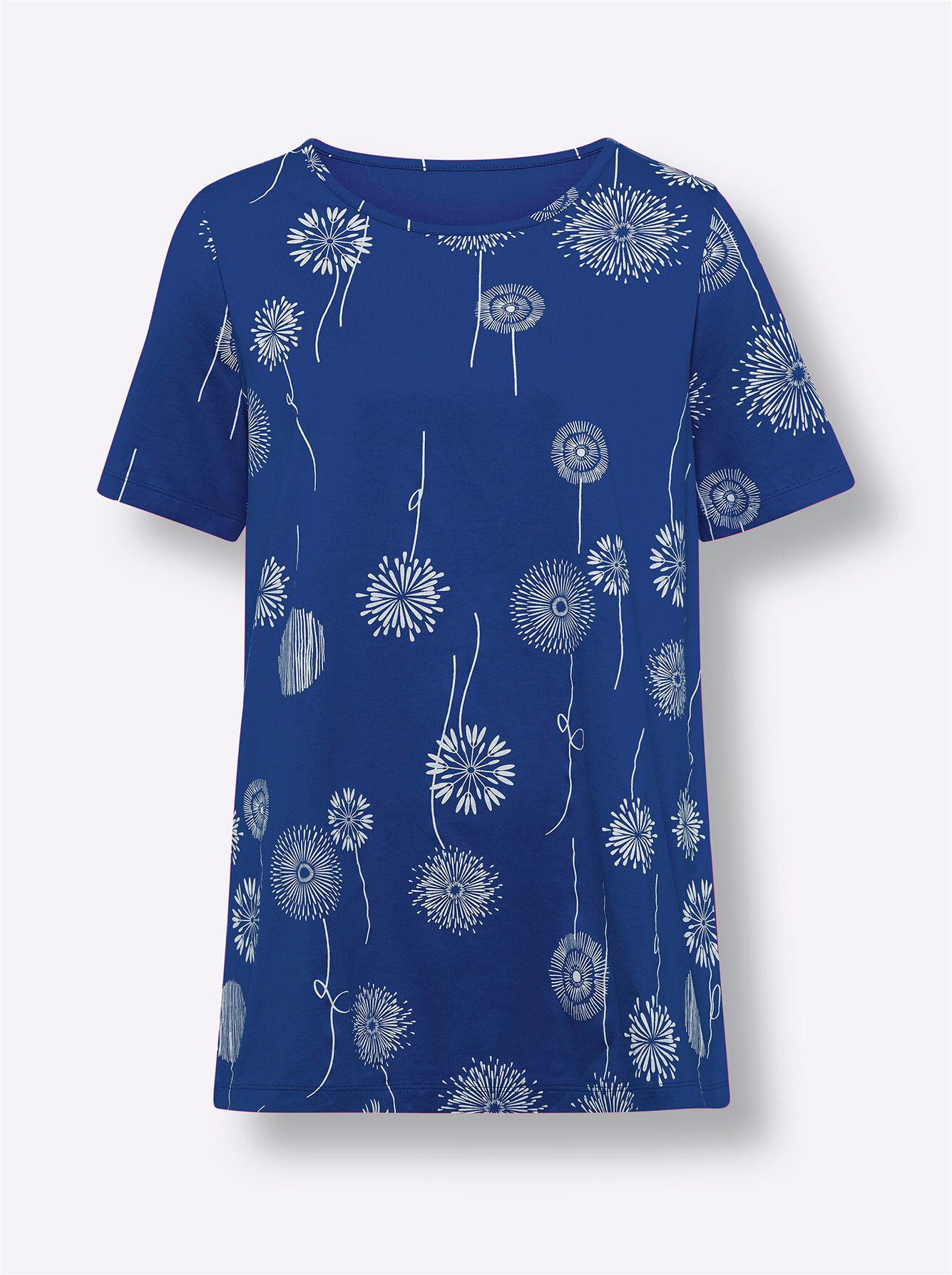 T-Shirt Longshirt Kurzarm