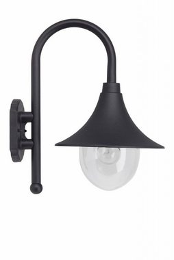 Brilliant LED Außen-Wandleuchte Berna, Lampe Berna Außenwandleuchte schwarz 1x A60, E27, 60W, geeignet für
