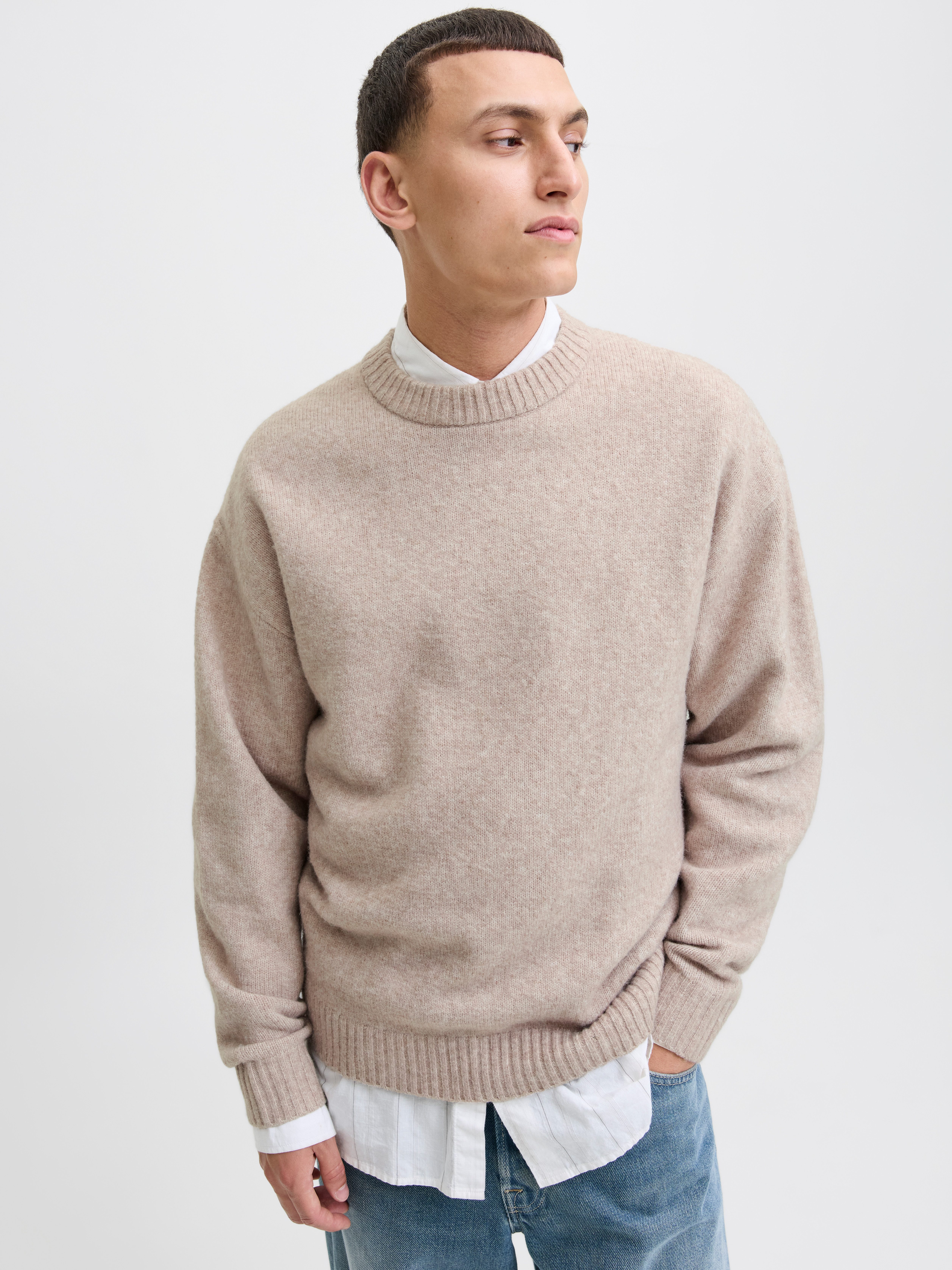 Jack & Jones Strickpullover JJESOHO OLLIE KNIT CREW NECK SN günstig online kaufen
