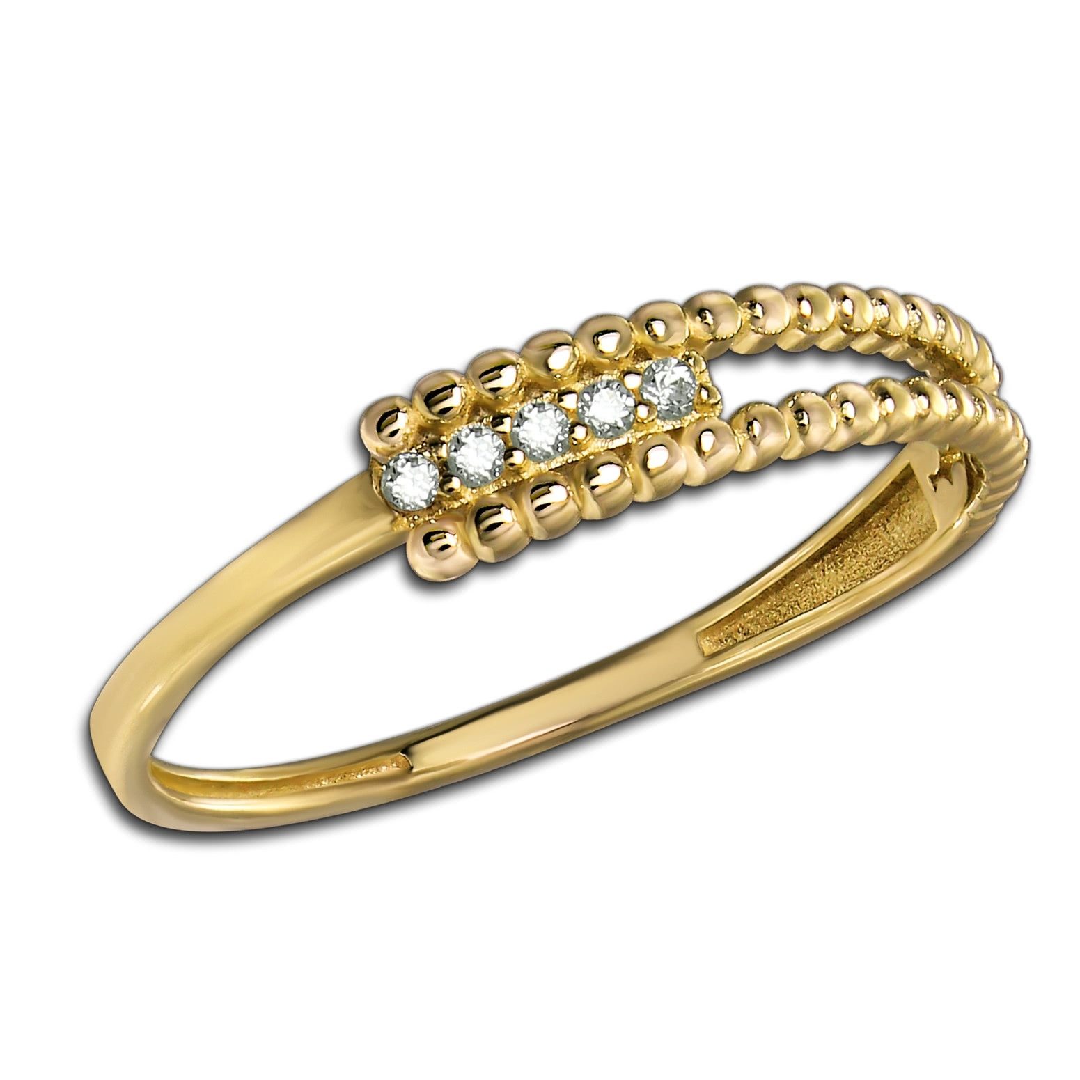 GoldDream Goldring GoldDream Gold Ring Fashion Gr.54 (Fingerring), Damen Ri günstig online kaufen