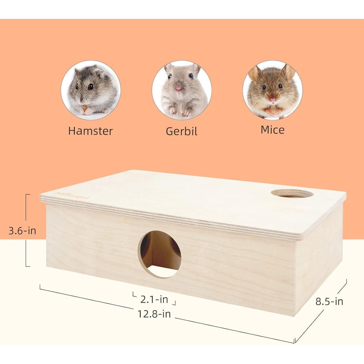 LuxusKollektion Nagerhaus Mehrkammer Hamsterhaus Labyrinth Spielzeug für Hamster, Gerbils, Mäuse