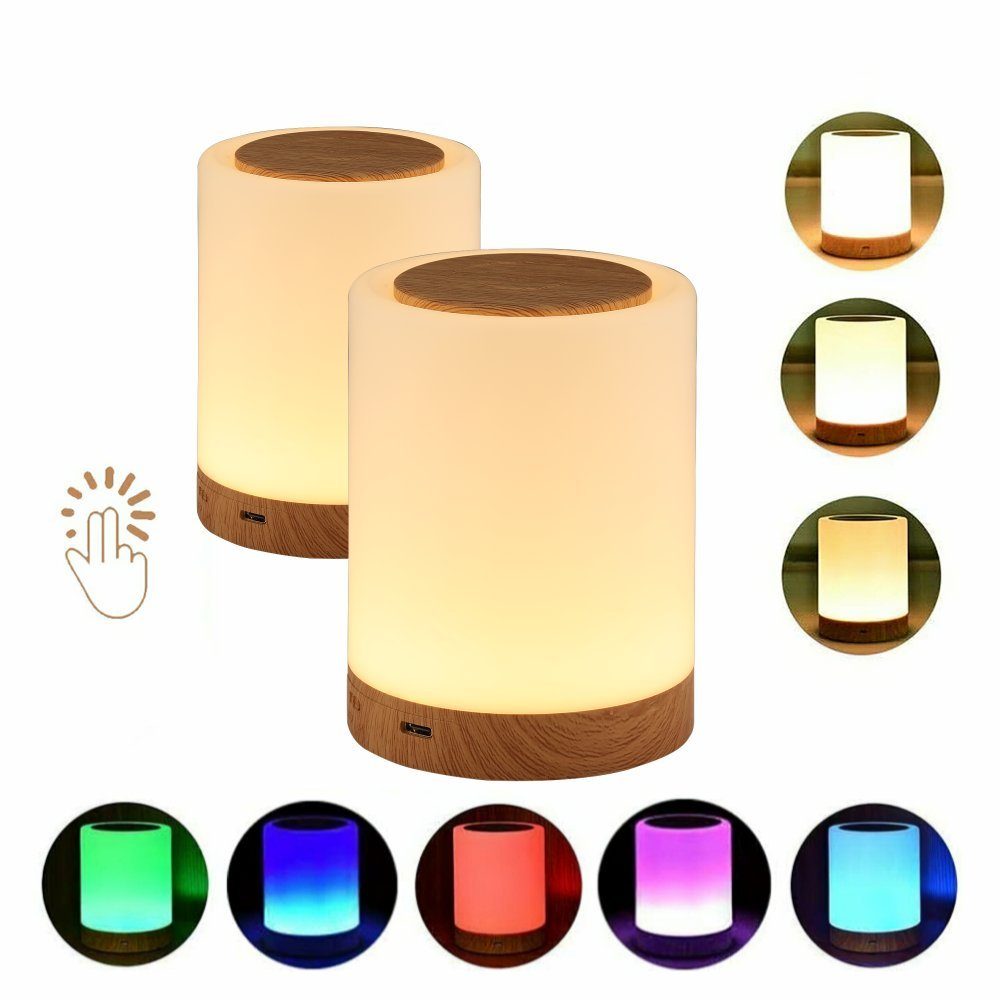 WILGOON LED Nachtlicht Nachttischlampe, USB Touch günstig online kaufen